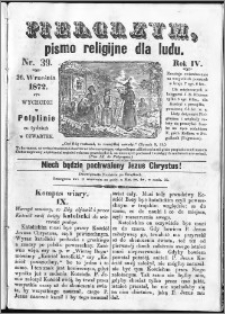 Pielgrzym, pismo religijne dla ludu 1872 nr 39