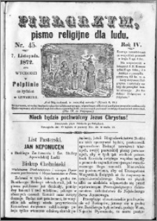 Pielgrzym, pismo religijne dla ludu 1872 nr 45