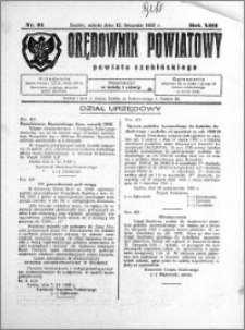 Orędownik Powiatowy powiatu Szubińskiego 1932.11.12 R.13 nr 91