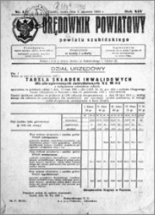 Orędownik Powiatowy powiatu Szubińskiego 1933.01.04 R.14 nr 1