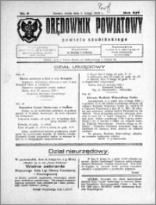 Orędownik Powiatowy powiatu Szubińskiego 1933.02.01 R.14 nr 9