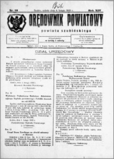 Orędownik Powiatowy powiatu Szubińskiego 1933.02.04 R.14 nr 10