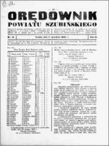 Orędownik powiatu Szubińskiego 1933.09.02 R.14 nr 70