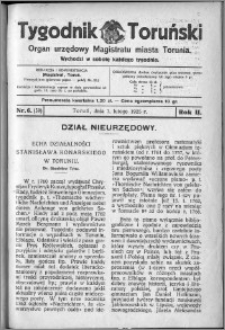 Tygodnik Toruński 1925, R. 2, nr 6