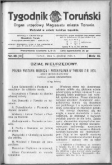 Tygodnik Toruński 1925, R. 2, nr 49