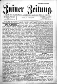 Zniner Zeitung 1902.01.11 R.15 nr 4