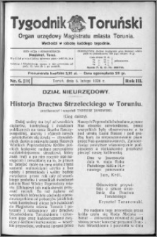 Tygodnik Toruński 1926, R. 3, nr 6
