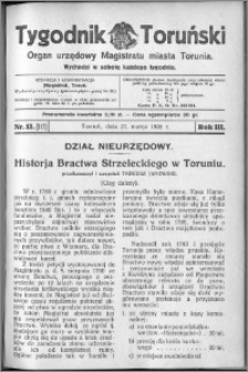 Tygodnik Toruński 1926, R. 3, nr 13