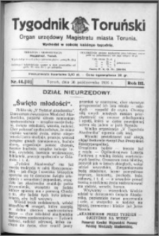 Tygodnik Toruński 1926, R. 3, nr 44