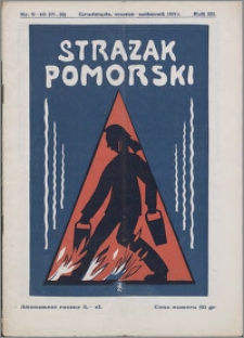 Strażak Pomorski 1929, R. 3 nr 9/10