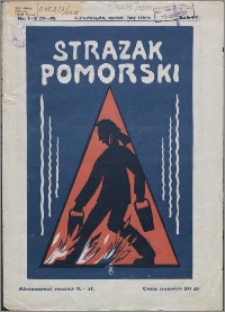 Strażak Pomorski 1930, R. 4 nr 1/2