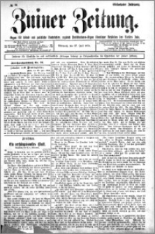 Zniner Zeitung 1904.07.27 R.17 nr 58