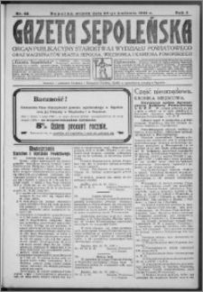 Gazeta Sępoleńska 1930, R. 4, nr 49