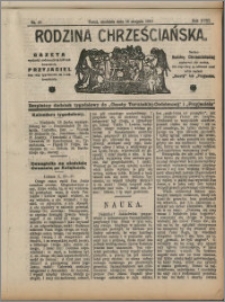 Rodzina Chrześciańska 1912 nr 33