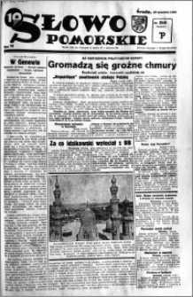 Słowo Pomorskie 1934.09.19 R.14 nr 214