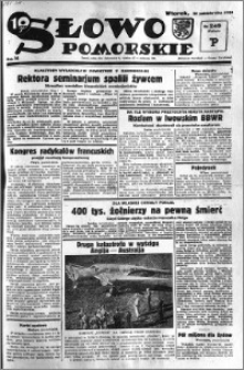 Słowo Pomorskie 1934.10.30 R.14 nr 249