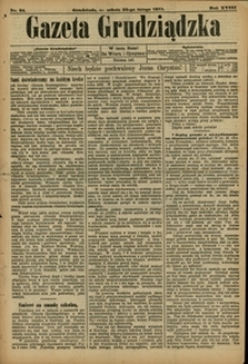 Gazeta Grudziądzka 1911.02.25 R.18 nr 24 + dodatek