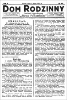 Dom Rodzinny : dodatek tygodniowy Słowa Pomorskiego, 1927.07.02 R. 3 nr 26