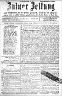Zniner Zeitung 1909.09.01 R. 22 nr 70