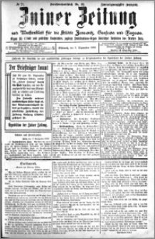 Zniner Zeitung 1909.09.08 R. 22 nr 72