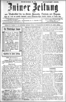 Zniner Zeitung 1909.09.11 R. 22 nr 73