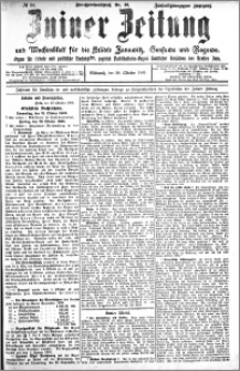 Zniner Zeitung 1909.10.20 R. 22 nr 84