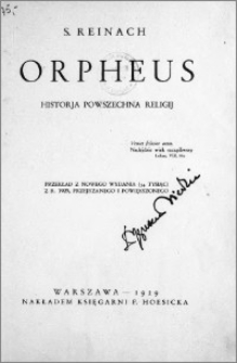 Orpheus : historja powszechna religij