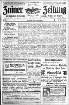 Zniner Zeitung 1910.10.29 R. 23 nr 87