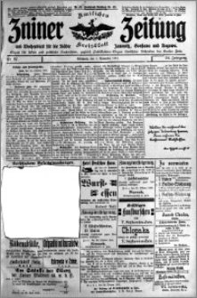 Zniner Zeitung 1911.11.01 R. 24 nr 87