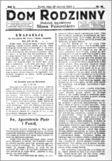 Dom Rodzinny : dodatek tygodniowy Słowa Pomorskiego, 1928.06.29 R. 4 nr 26