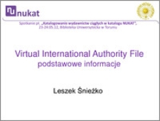 VIAF - podstawowe informacje