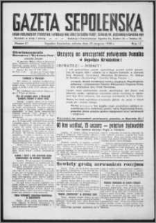 Gazeta Sępoleńska 1938, R. 12, nr 67