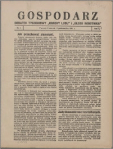 Gospodarz : dodatek tygodniowy "Obrony Ludu" i "Głosu Robotnika" 1931, R. 1 nr 1