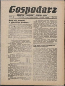 Gospodarz : dodatek tygodniowy "Obrony Ludu" i "Głosu Robotnika" 1935, R. 5 nr 14