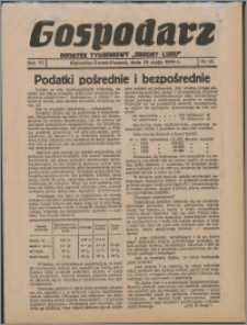 Gospodarz : dodatek tygodniowy "Obrony Ludu" i "Głosu Robotnika" 1936, R. 6 nr 18