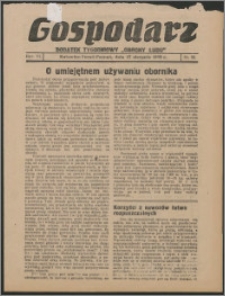 Gospodarz : dodatek tygodniowy "Obrony Ludu" i "Głosu Robotnika" 1936, R. 6 nr 32