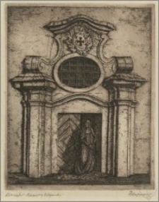 Portal klasztoru Benedyktynek w Wilnie