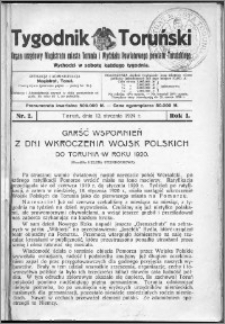 Tygodnik Toruński 1924, R. 1, nr 2