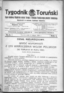 Tygodnik Toruński 1924, R. 1, nr 6