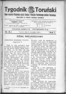 Tygodnik Toruński 1924, R. 1, nr 36