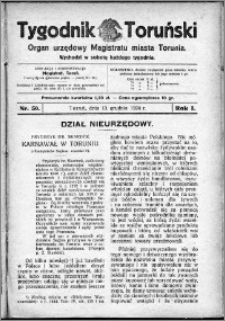 Tygodnik Toruński 1924, R. 1, nr 50