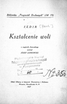 Kształcenie woli