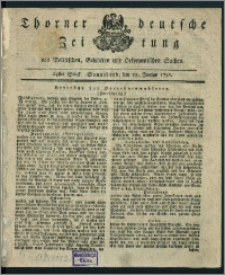 Thorner Deutsche Zeitung von Politischen 1796, Stück 24 + Beylage