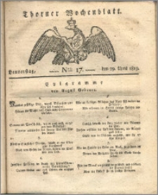 Thorner Wochenblatt 1819, Nro. 17