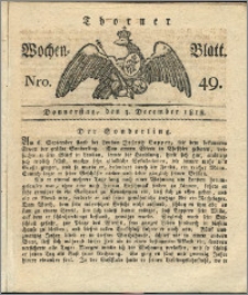 Thorner Wochen-Blatt 1818, Nro. 49