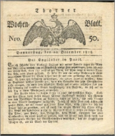 Thorner Wochen-Blatt 1818, Nro. 50