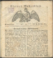Thorner Wochenblatt 1822, Nro. 1