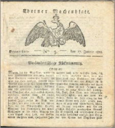 Thorner Wochenblatt 1822, Nro. 3