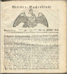 Thorner Wochenblatt 1822, Nro. 7