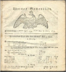 Thorner Wochenblatt 1822, Nro. 10